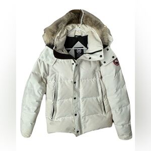 Canada Goose Men’s Wyndham Parka Heritage - North Star White - US Medium